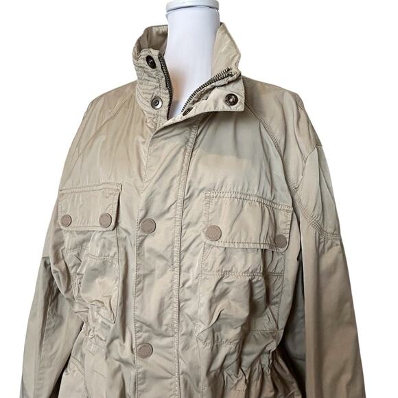 Tommy Hilfiger Coat Jacket Khaki Heavy Outdoor Waterproof Camping Hiking SZ XL - Picture 5 of 14